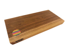 Load image into Gallery viewer, Skateboard Veneer Sunset Rainbow Serving Board