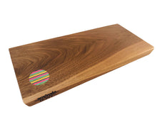 Load image into Gallery viewer, Skateboard Veneer Sunset Rainbow Serving Board