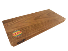 Load image into Gallery viewer, Skateboard Veneer Sunset Rainbow Serving Board
